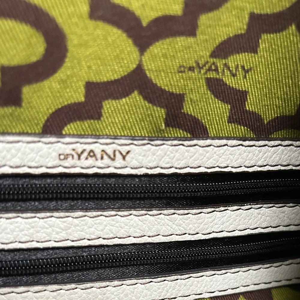 OrYANY Angelique Hobo Leather Slouch bag with contrast trim and tassel bag charm